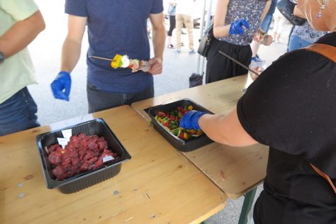 Fertigung von Grillspiessen