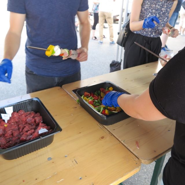 Fertigung von Grillspiessen